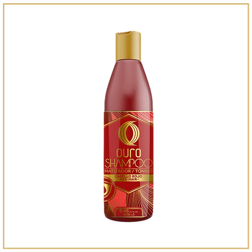 Ouro shampoo matizador rojo 250ml