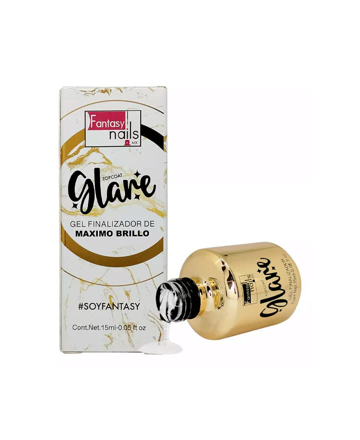 Fantasy nails glare gel finalizador de maximo brillo 15ml