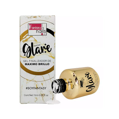 Fantasy nails glare gel finalizador de maximo brillo 15ml