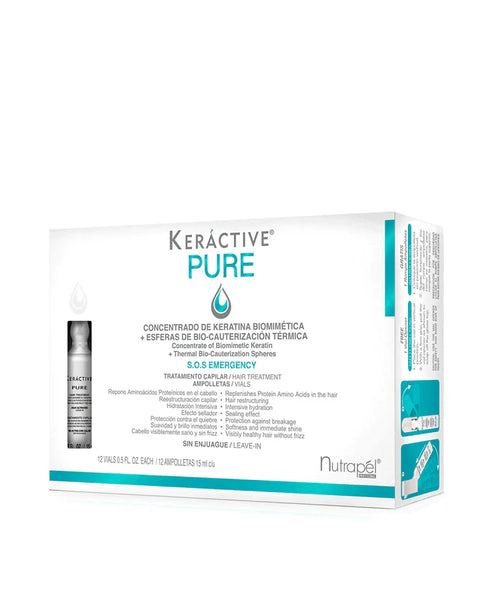 Nutrapel keractive pure ampolletas caja 12 pz