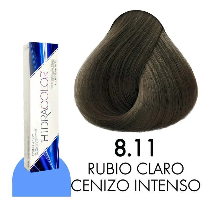 Hidracolor 8.11 rub claro ceniz inte