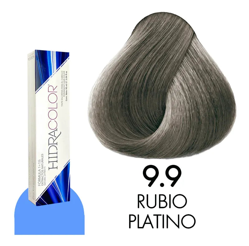 Hidracolor 9.9 rubio platino claro