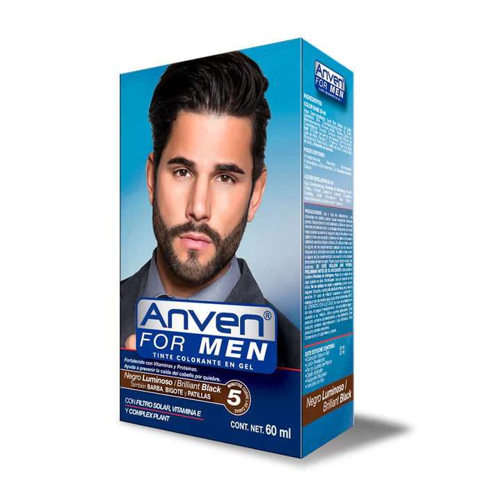 Anven for men negro luminoso