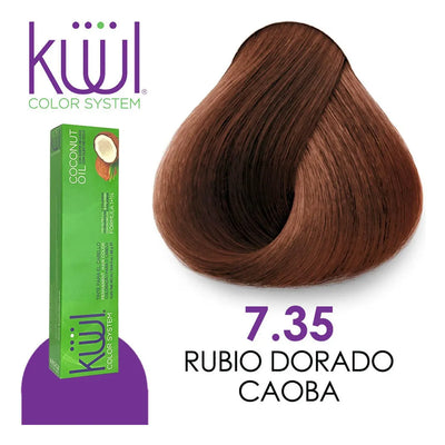 Kuul 7.35 rubio dorado caoba