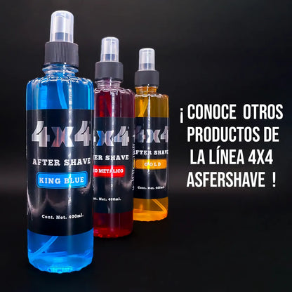 4x4 aftershave king azul 400ml