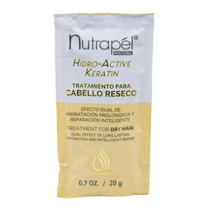 Nutrapel sobre tratamiento para cabello reseco 20gr