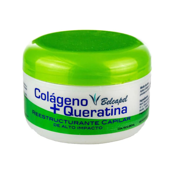 Belcapel Colageno queratina 250 ml (Verde)
