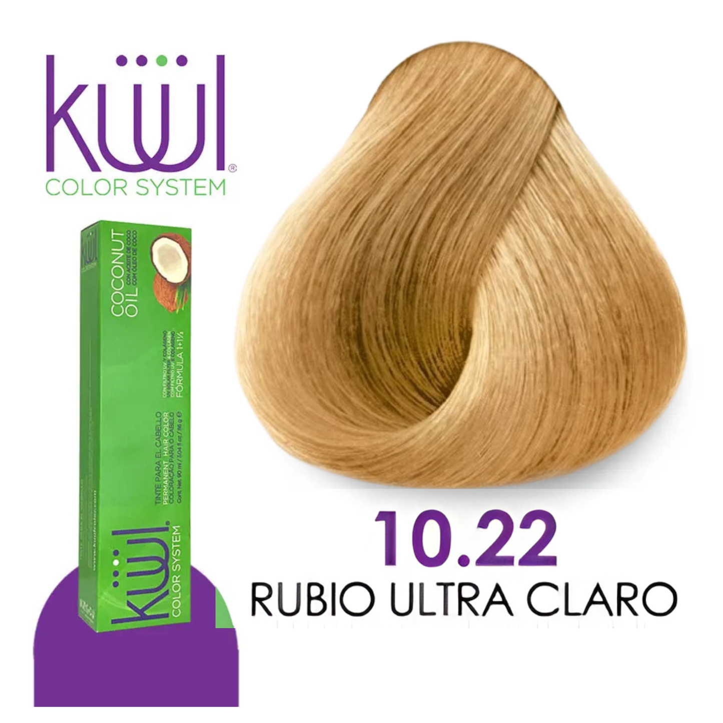 Kuul 10.22 rubio ultra claro nacarado profundo