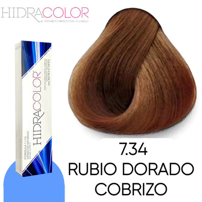 Hidracolor 7.34 rubio dorado cobrizo