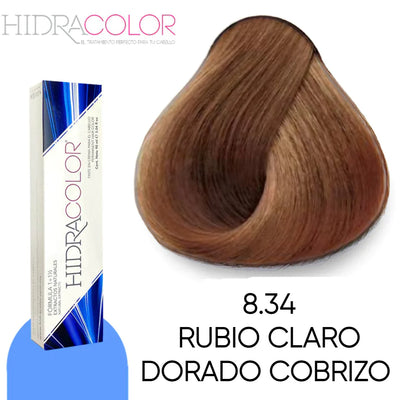 Hidracolor 8.34 rubio claro dorado cobrizo
