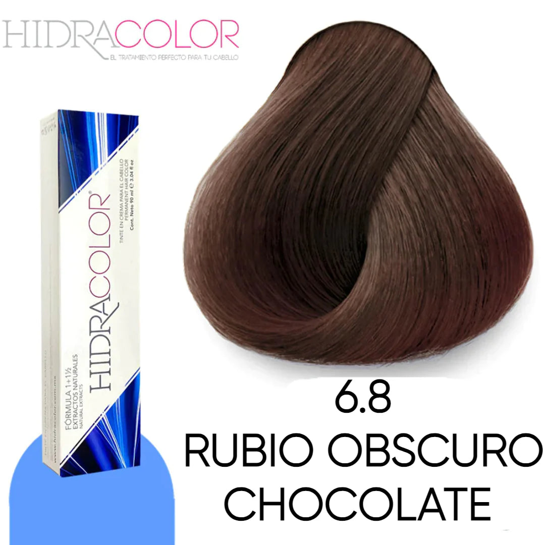Hidracolor 6.8 rubio oscuro chocolate 90ml