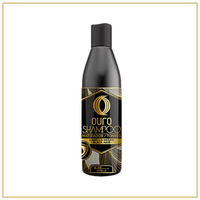 Ouro shampoo matizador negro 250 ml