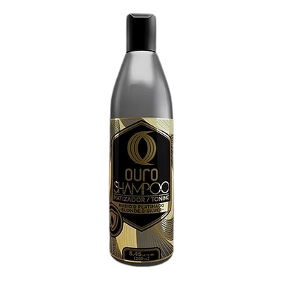 Ouro shampoo matizador azul 250ml