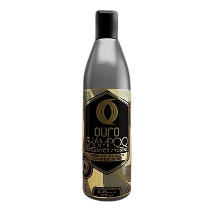 Ouro shampoo matizador azul 250ml
