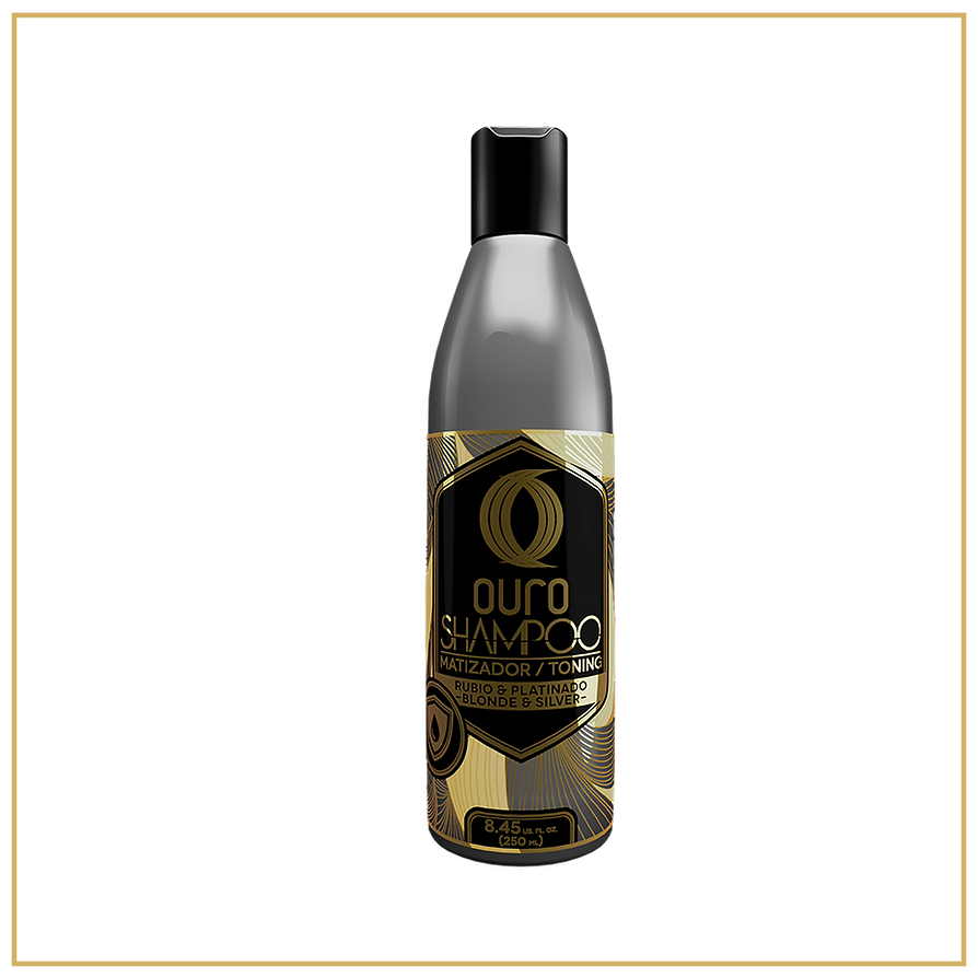 Ouro shampoo matizador rubio platinado 1l