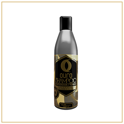 Ouro shampoo matizador rubio platinado 1l