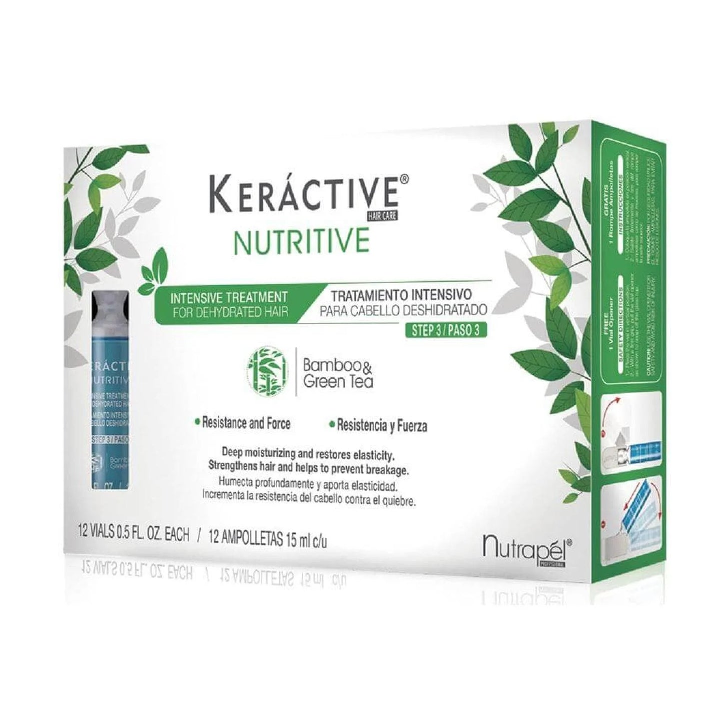 Nutrapel ampolleta bamboo & green tea 12pz