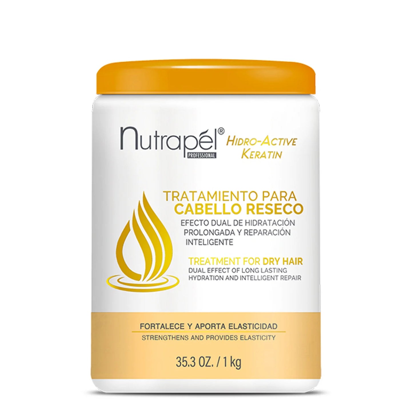 Nutrapel tratamiento cabello reseco 1kg 35.3 oz